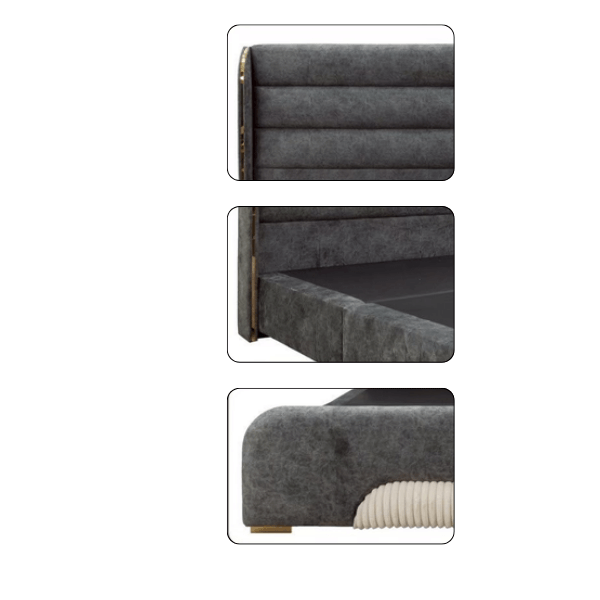 ฐานรองหัวเตียง 6 ฟุต WISDOM DESIGN FURNITURE รุ่น VIO สีดำ